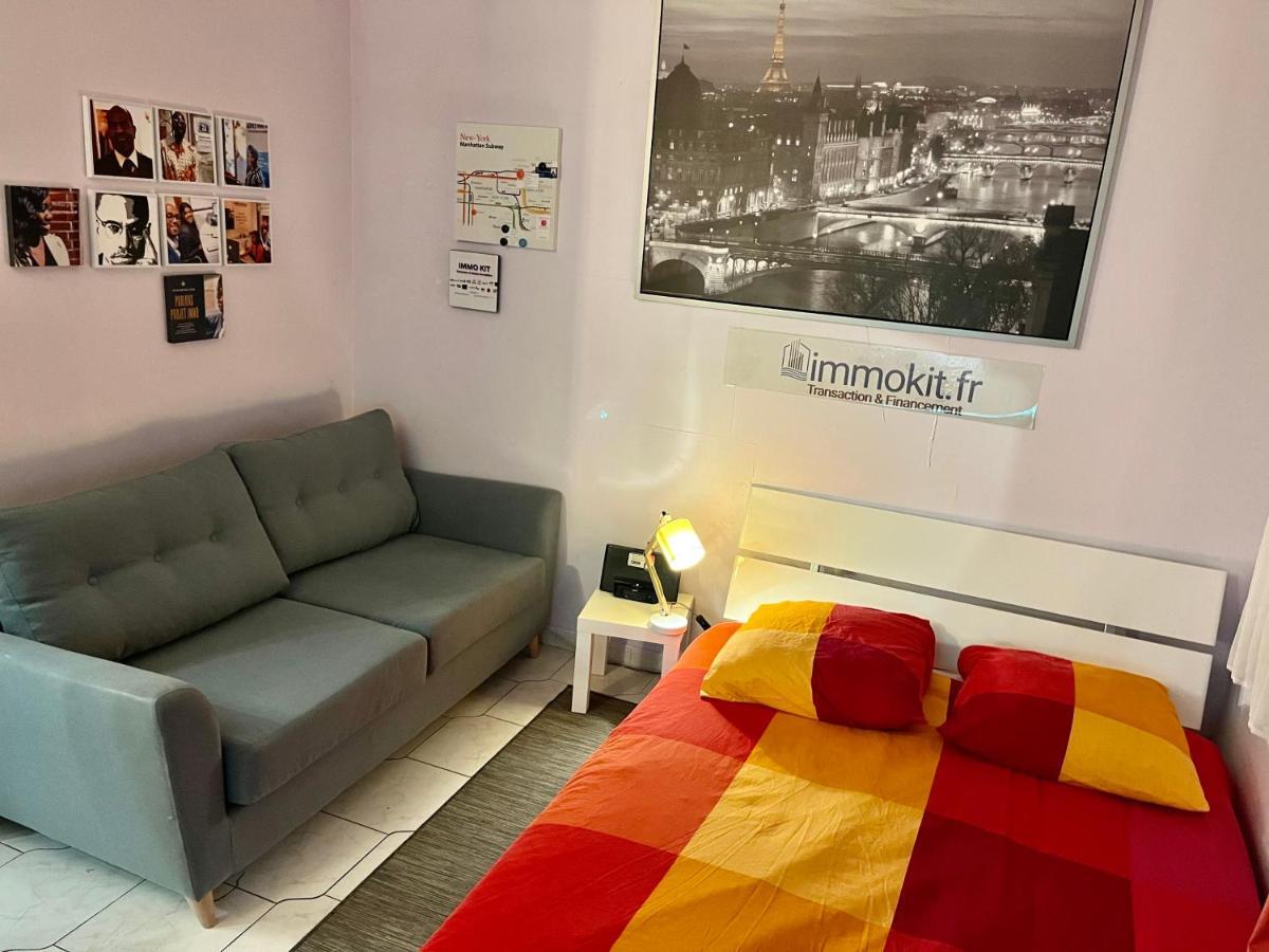 Aubervilliers Maison De Ville Pres Metro 7 By Immo Kit Bnb Kültér fotó