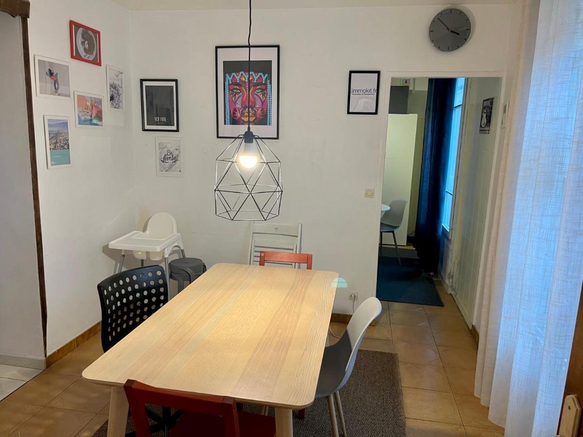 Aubervilliers Maison De Ville Pres Metro 7 By Immo Kit Bnb Kültér fotó