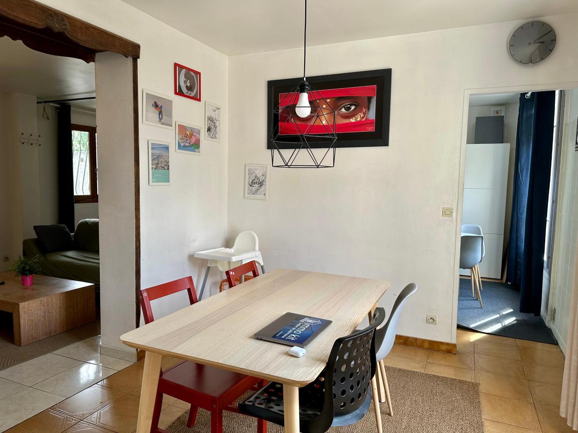 Aubervilliers Maison De Ville Pres Metro 7 By Immo Kit Bnb Kültér fotó